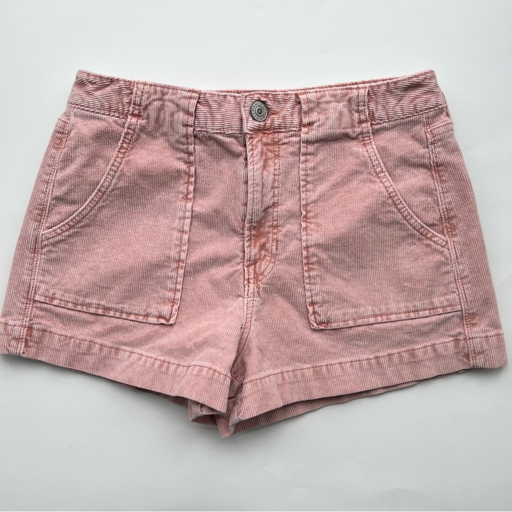American Eagle Pink Super Stretch Shorts Size 4
